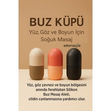 Normadia Soğuk Masaj Buz Kalıbı, Yüz ve Boyun Için, Silikon, Ferahlatıcı