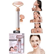 Normadia Titreşimli Yeşim Taşı Yüz Masaj Aleti, Göz Şişlik ve Yüz Germe Destekli