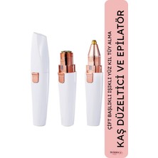 Normadia Şarjlı, Işıklı Epilasyon Aleti, Mini, Taşınabilir, Çok Yönlü Kullanım