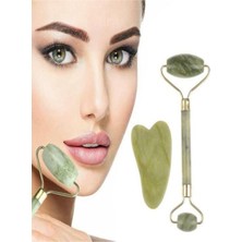 Normadia Doğal Taş Roller ve Gua Sha Yüz Bakım Taşı Seti