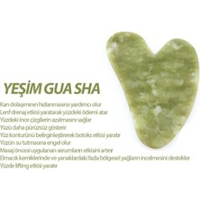 Normadia Doğal Yeşim Gua Sha Yüz Masaj Taşı, Rahatlatıcı ve Ferahlatıcı Bakım