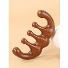 Normadia Doğal Masaj Aleti, Yüz, El, Vücut ve Saç Bakım Için, Sandal Ağacı Gua Sha