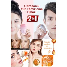 Normadia Iki Parçalı Yüz Bakım Seti, Ultrasonik Şarjlı Masaj ve Cilt Canlandırıcı Kapsüller