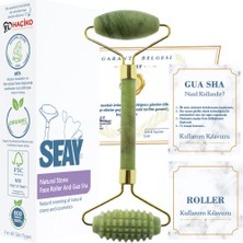 Normadia Doğal Yeşim Taşı Tırtıklı Yüz Masaj Aleti, Güzelliğinize Işık Katın