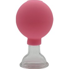 Normadia Pembe Silikon Vakumlu Yüz ve Gülümseme Çizgisi Masaj Kupası