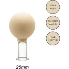 Normadia Mika Silikon Vakumlu Yüz ve Boyun Masaj Kupası No:2 Bej