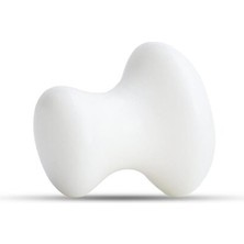 Normadia Doğal Beyaz Masaj Taşı, Gua Sha Taşı, Rahatlatıcı ve Şifalı Taş