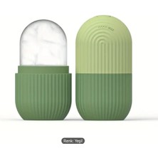 Normadia Yeniden Kullanılabilir Silikon Yüz Buz Kalıbı, Serinletici ve Kokusuz