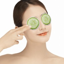 Normadia Salatalık Desenli Soğuk Sıcak Jel Göz Maskesi Çiftli Rahatlatıcı