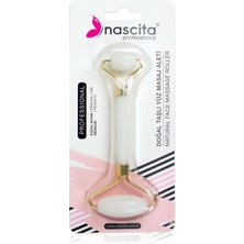 Normadia Iki Taraflı Doğal Yüz Masaj Aleti, Ferahlatıcı ve Rahatlatıcı Bakım