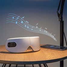 Normadia Aydınlatıcı Bluetooth Göz Masaj Bantı, Akıllı Titreşimli Sıcaklık Teknolojisi