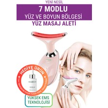 Normadia Yüz ve Boyun Için 7 Modlu Ems Güzellik Cihazı, Kırışıklık Serumu Hediyeli