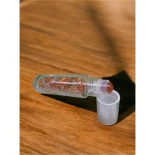 Normadia Doğal Akik Taşı Yüz, Cilt Esans ve Yağ Şişesi 10 Ml, Metal Kapak