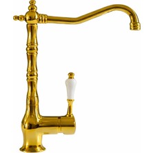 Rustik Tasarım 360 Derece Döner Borulu Mutfak-Eviye Bataryası