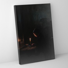 Popcas  Johannes Vermeer Tarzı Duvar Dekorasyonu - Kanvas Tablo Duvar Sanatı