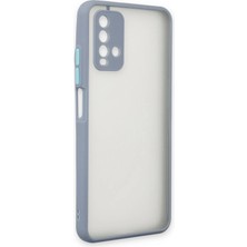Newface Xiaomi Redmi 9t Kılıf Montreal Silikon Kapak - Gri