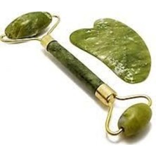 Normadia Doğal Taş Masaj Aleti ve Gua Sha Yüz Bakım Taşı Seti