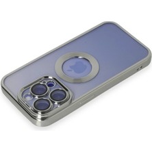 Newface Iphone 15 Pro Max Kılıf Slot Silikon - Gümüş