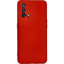 Newface Oppo A74 4g Kılıf Nano Içi Kadife Silikon - Kırmızı