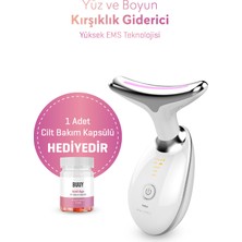Normadia Yüz ve Boyun Kırışıklık Giderici Ems Güzellik Cihazı + Hediye Kapsül