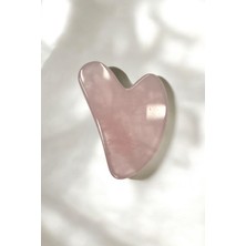 Normadia Doğal Pembe Kuvars Gua Sha Taş ile Güzellik ve Rahatlama