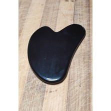 Normadia Doğal Obsidyen Taşı ile Gua Sha Masaj Seti, Sağlıklı ve Pürüzsüz Cilt