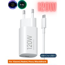 Fodos 120W Şarj Aleti - Adaptör - Kablo - Type-C 120W Gan Mi 17 Pro Max 15 Ultra 14 14T Pro 13 Turbo Şarj
