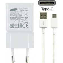 Fodos Galaxy Samsung A50 Hızlı Şarj Cihazı Aleti Type C TA20 SM-A505F Beyaz