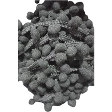 NW NessiWorld Sıralı Ponpon 1 Metre Siyah