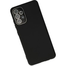 Newface Samsung Galaxy A53 5g Kılıf Lansman Glass Kapak - Siyah