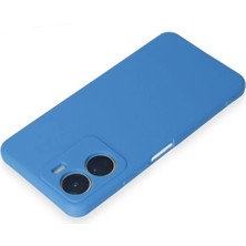 Newface Vivo Y16 Kılıf First Silikon - Mavi