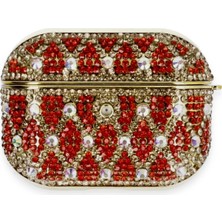 Newface Airpods Pro 2 (2.nesil) Klor Taşlı Kılıf - Desen 1