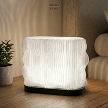 Adens Shop Dalga Tasarımlı Modern Masa/gece Lambası