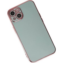 Newface Iphone 14 Kılıf Volet Silikon - Açık Yeşil