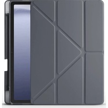 Newface Huawei Honor Pad X9 11.5 Kılıf Kalemlikli Mars Tablet Kılıfı - Koyu Gri
