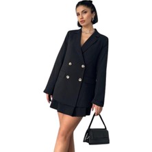 Blazer Ceket - Si̇yah