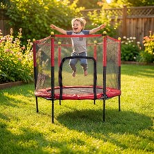 Flamex Fileli 140 cm Büyük Boy Trambolin