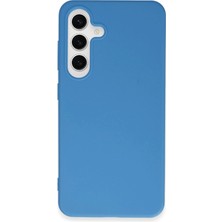 Newface Samsung Galaxy S24 Kılıf First Silikon - Mavi