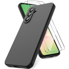 Kip GSM Samsung Galaxy A17 Uyumlu Ekran Koruyuculu Kılıf Çizilmez Içi Kadife Lansman Yumuşak Ince Kapak