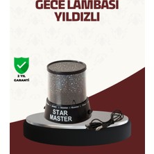 Galaxy Efektli LED Projektör Taşınabilir Yıldız Gece Lambası