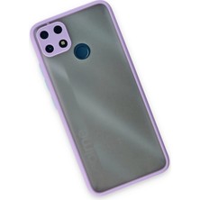 Newface Realme C25 Kılıf Montreal Silikon Kapak - Mor