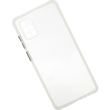Newface Samsung Galaxy A71 Kılıf Miami Şeffaf Silikon - Şeffaf