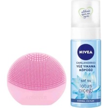 Normadia Canlandırıcı Yüz Yıkama Köpüğü ve Temizlik Cihazı Seti 150 ml