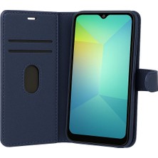 Newface Samsung Galaxy A17 5g Trend S Plus Kapaklı Kılıf - Lacivert