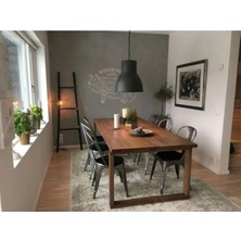 Brk Design Brk Design Ağaç Yemek Masası Ahşap Ayak