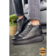 Verto CH258 - Cst Roma Deri Erkek Bot Sıyah