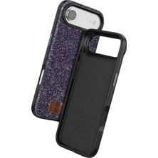 Onegif Apple Iphone 17 Air Bright Simli Kapak - Derin Mor