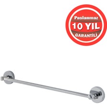 Banyom Home Clk Krom Paslanmaz Pirinç Karaca 40 Cm Uzun Havluluk