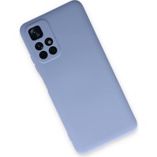 Newface Xiaomi Redmi Note 11T Kılıf Nano Içi Kadife Silikon - Lila