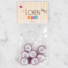 NW NessiWorld Loren Crafts 8 Li Düğme - 396